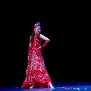Pageant dress for girls with beautiful Crown